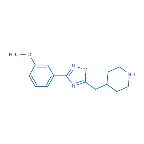 4-{[3-(3-methoxyphenyl)-1,2,4-oxadiazol-5-yl]methyl}piperidine 1g