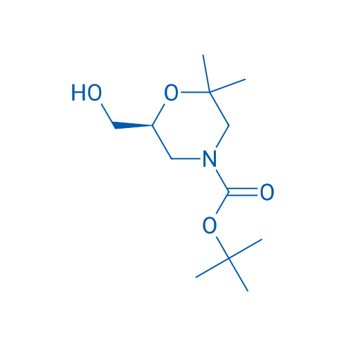 (S)-tert-Butyl 6-(hydroxymethyl)-2,2-dimethylmorpholine-4-carboxylate 100mg