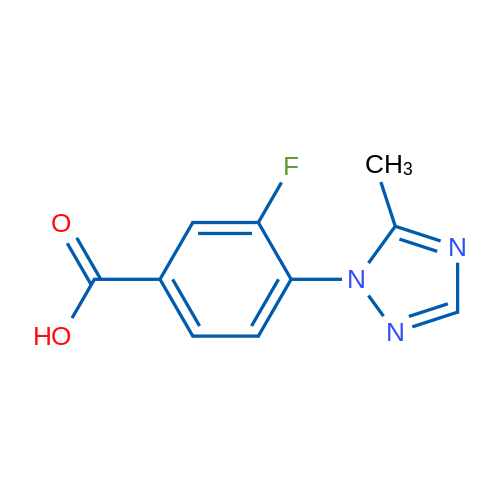 3-Fluoro-4-(5-methyl-1H-1,2,4-triazol-1-yl)benzoic acid 1g