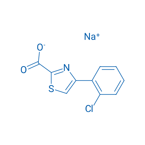 SOdium 4-(2-chlorophenyl)-1,3-thiazole-2-carboxylate 250mg