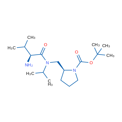 (S)-tert-Butyl 2-(((S)-2-amino-N-isopropyl-3-methylbutanamido)methyl)pyrrolidine-1-carboxylate 1g