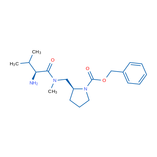 (S)-Benzyl 2-(((S)-2-amino-N,3-dimethylbutanamido)methyl)pyrrolidine-1-carboxylate 1g