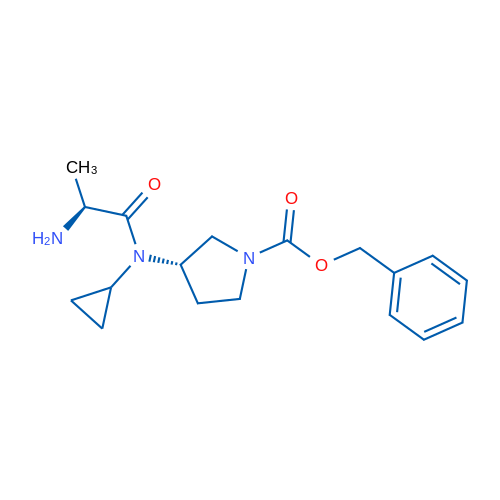 (S)-Benzyl 3-((S)-2-amino-N-cyclopropylpropanamido)pyrrolidine-1-carboxylate 1g