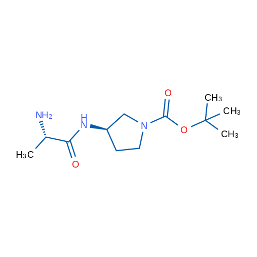 (R)-tert-Butyl 3-((S)-2-aminopropanamido)pyrrolidine-1-carboxylate 1g