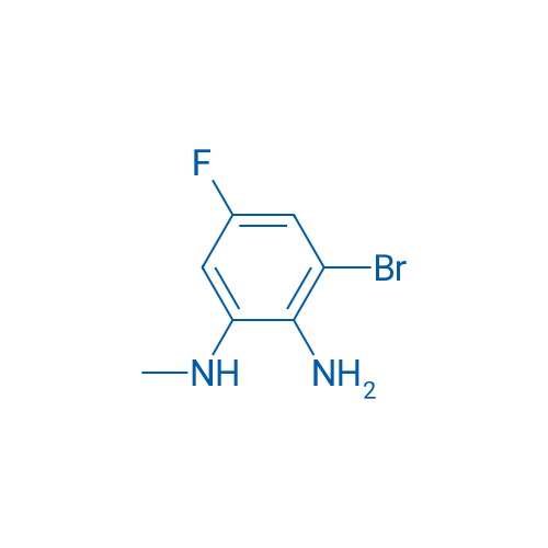 3-Bromo-5-fluoro-N1-methylbenzene-1,2-diamine 1g