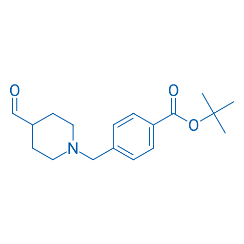 tert-Butyl 4-((4-formylpiperidin-1-yl)methyl)benzoate 100mg