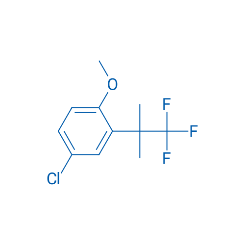 4-Chloro-1-methoxy-2-(1,1,1-trifluoro-2-methylpropan-2-yl)benzene 1g