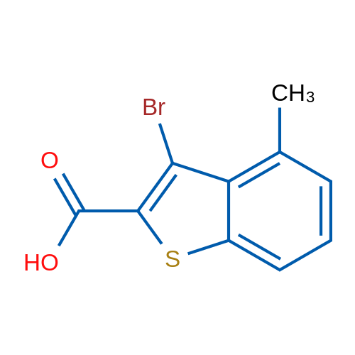 3-Bromo-4-methylbenzo[b]thiophene-2-carboxylic acid 1g