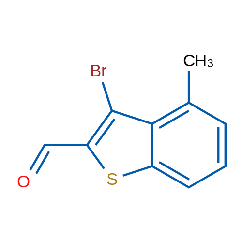 3-Bromo-4-methylbenzo[b]thiophene-2-carbaldehyde 1g