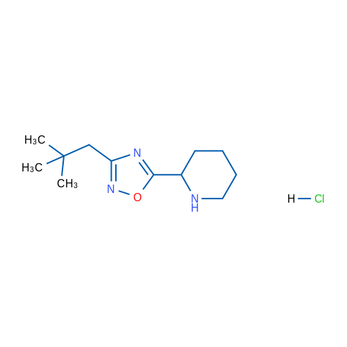 3-Neopentyl-5-(piperidin-2-yl)-1,2,4-oxadiazole hydrochloride 1g