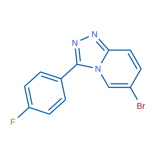 6-Bromo-3-(4-fluorophenyl)-[1,2,4]triazolo[4,3-a]pyridine 1g
