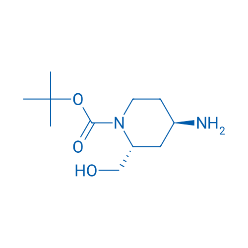 rel-(2R,4R)-tert-Butyl 4-amino-2-(hydroxymethyl)piperidine-1-carboxylate 100mg