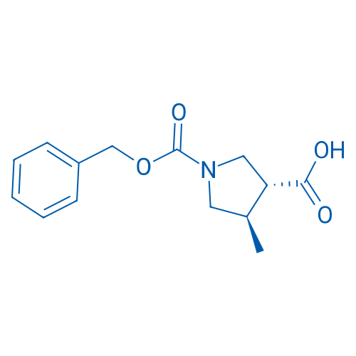 trans-1-[(Benzyloxy)carbonyl]-4-methylpyrrolidine-3-carboxylic acid 1g