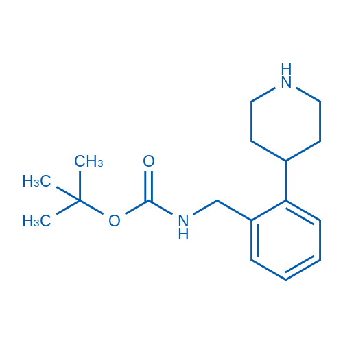 tert-Butyl (2-(piperidin-4-yl)benzyl)carbamate 100mg