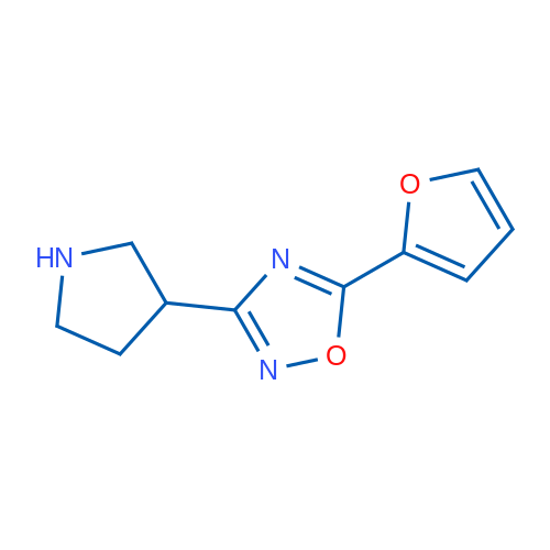 5-(Furan-2-yl)-3-(pyrrolidin-3-yl)-1,2,4-oxadiazole 5g
