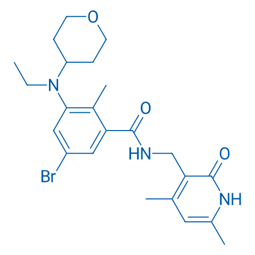 5-Bromo-N-((4,6-dimethyl-2-oxo-1,2-dihydropyridin-3-yl)methyl)-3-(ethyl(tetrahydro-2H-pyran-4-yl)amino)-2-methylbenzamide 5g
