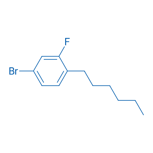 Benzene, 4-bromo-2-fluoro-1-hexyl- 5g