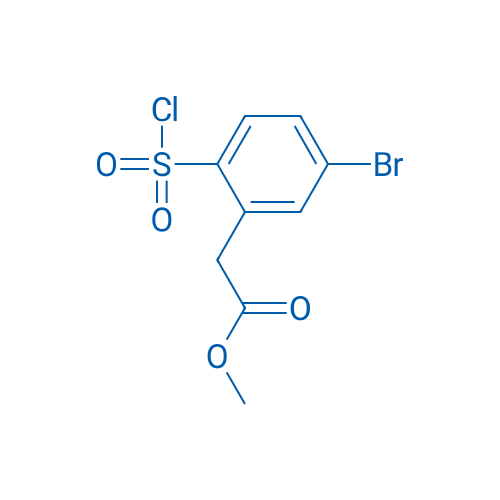 Methyl 2-(5-bromo-2-(chlorosulfonyl)phenyl)acetate 1g