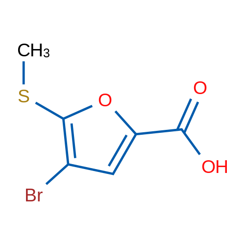 4-Bromo-5-(methylthio)furan-2-carboxylic acid 1g