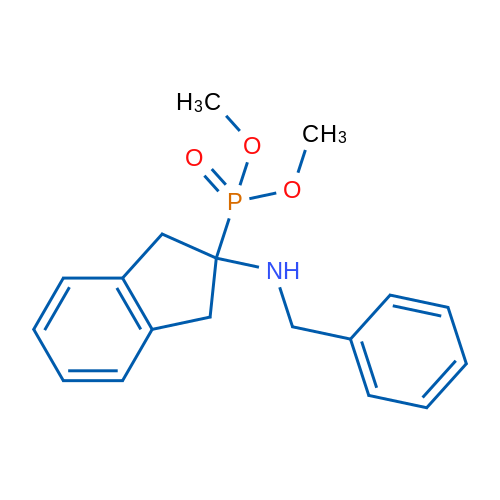 Dimethyl (2-(benzylamino)-2,3-dihydro-1H-inden-2-yl)phosphonate 1g