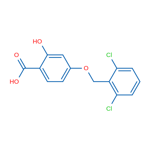 4-((2,6-Dichlorobenzyl)oxy)-2-hydroxybenzoic acid 1g