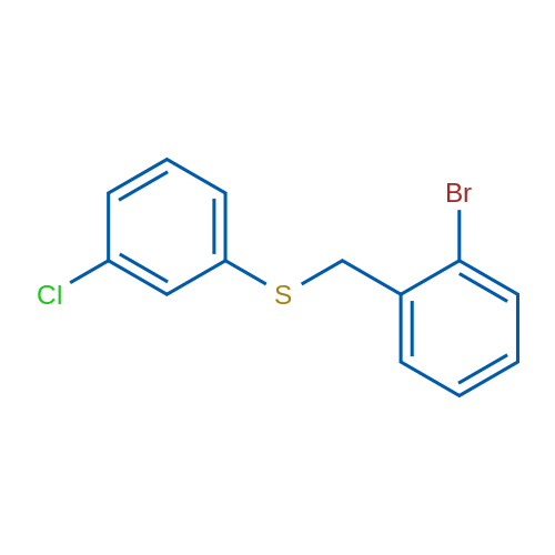 (2-Bromobenzyl)(3-chlorophenyl)sulfane 1g