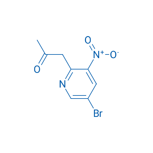 1-(5-Bromo-3-nitropyridin-2-yl)propan-2-one 250mg
