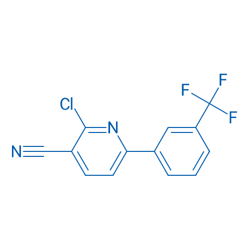 2-Chloro-6-(3-(trifluoromethyl)phenyl)nicotinonitrile 1g