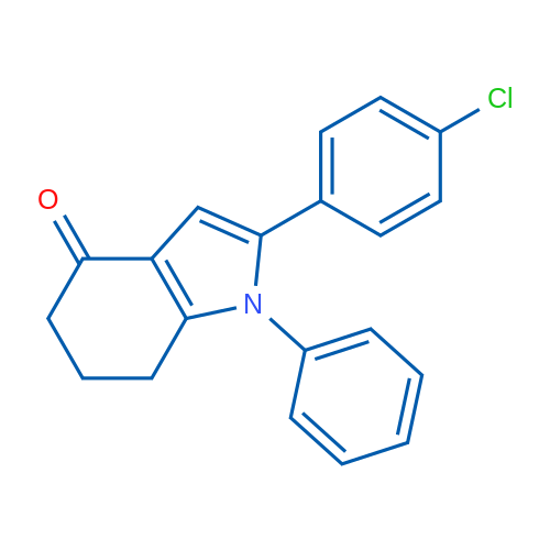 2-(4-Chlorophenyl)-1-phenyl-4,5,6,7-tetrahydro-1H-indol-4-one 1g