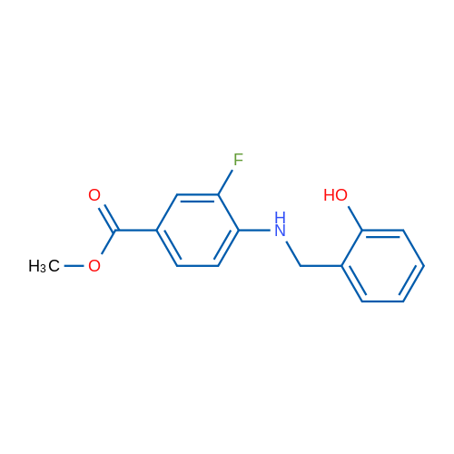 Methyl 3-fluoro-4-{[(2-hydroxyphenyl)methyl]amino}benzoate 5g