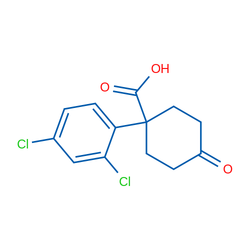 1-(2,4-Dichlorophenyl)-4-oxocyclohexanecarboxylic Acid 1g