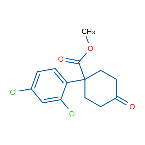 Methyl 1-(2,4-Dichlorophenyl)-4-oxocyclohexanecarboxylate 5g
