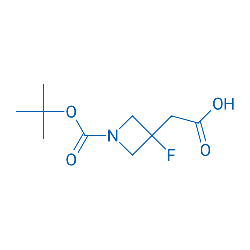 2-(1-(tert-Butoxycarbonyl)-3-fluoroazetidin-3-yl)acetic acid 1g
