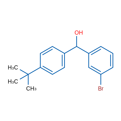 (3-Bromophenyl)(4-(tert-butyl)phenyl)methanol 1g