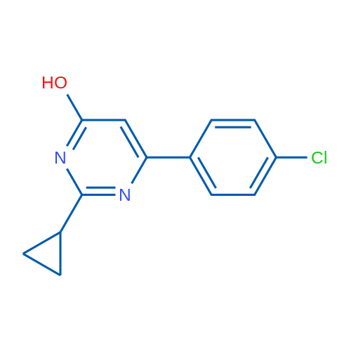 6-(4-Chlorophenyl)-2-cyclopropylpyrimidin-4-ol 1g