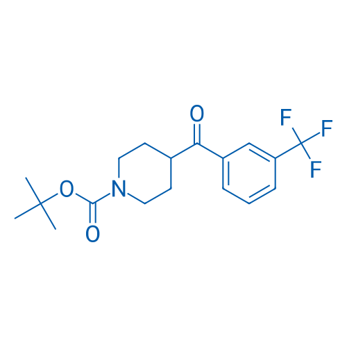 tert-Butyl 4-(3-(trifluoromethyl)benzoyl)piperidine-1-carboxylate 100mg
