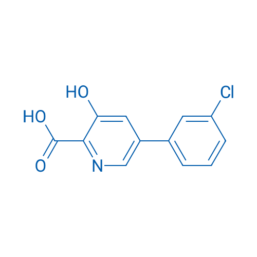 5-(3-Chlorophenyl)-3-hydroxypicolinic acid 100mg
