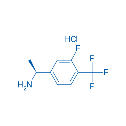 (S)-1-(3-Fluoro-4-(trifluoromethyl)phenyl)ethanamine hydrochloride 250mg