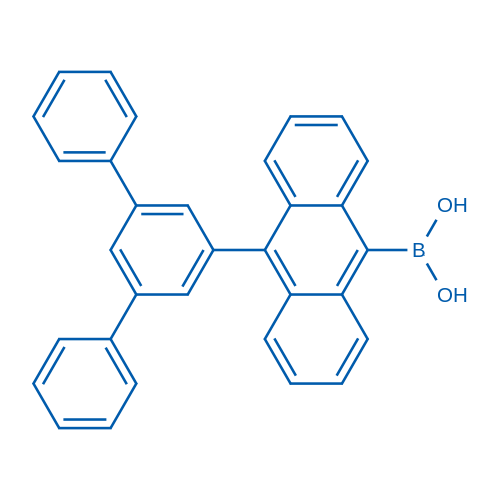 (10-([1,1':3',1''-Terphenyl]-5'-yl)anthracen-9-yl)boronic acid 250mg