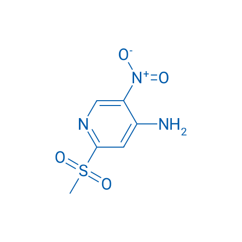 2-(Methylsulfonyl)-5-nitropyridin-4-amine 1g