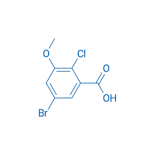 5-Bromo-2-chloro-3-methoxybenzoic acid 250mg
