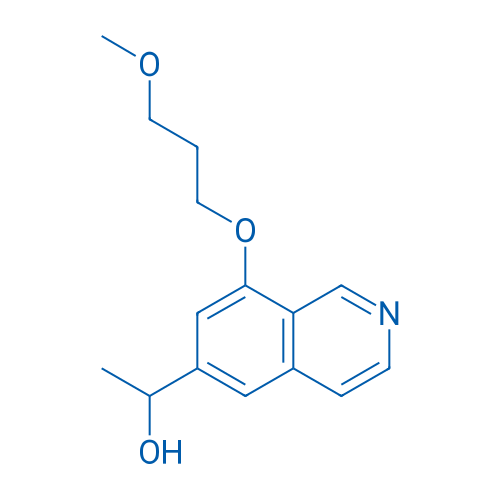 1-(8-(3-Methoxypropoxy)isoquinolin-6-yl)ethanol 250mg