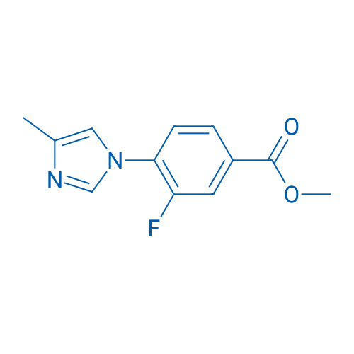 Methyl 3-fluoro-4-(4-methyl-1h-imidazol-1-yl)benzoate 1g