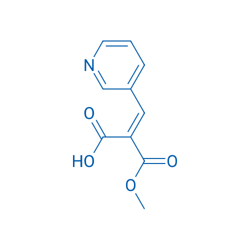 (E)-2-(methoxycarbonyl)-3-(pyridin-3-yl)acrylic acid 250mg