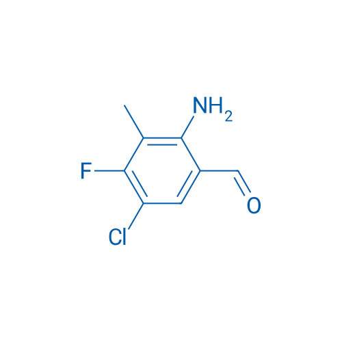 2-Amino-5-chloro-4-fluoro-3-methylbenzaldehyde 250mg
