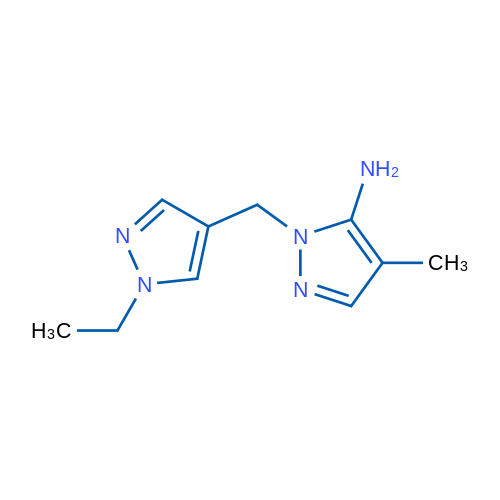 1-[(1-EThyl-1h-pyrazol-4-yl)methyl]-4-methyl-1h-pyrazol-5-amine 1g