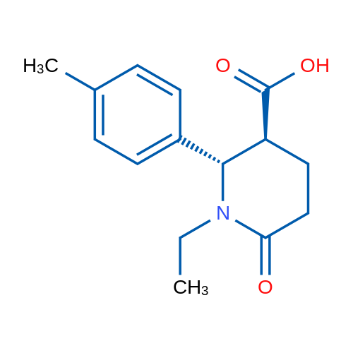 (2S,3S)-1-Ethyl-6-oxo-2-(p-tolyl)piperidine-3-carboxylic acid 1g