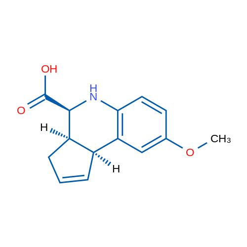(3aR,4S,9bS)-8-Methoxy-3a,4,5,9b-tetrahydro-3H-cyclopenta[c]quinoline-4-carboxylic acid 1g