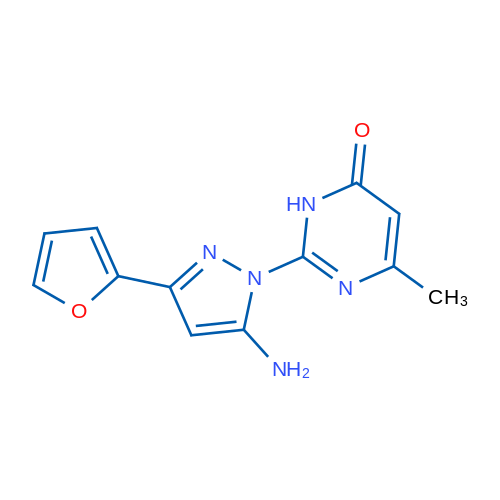 2-(5-Amino-3-(furan-2-yl)-1H-pyrazol-1-yl)-6-methylpyrimidin-4(3H)-one 1g