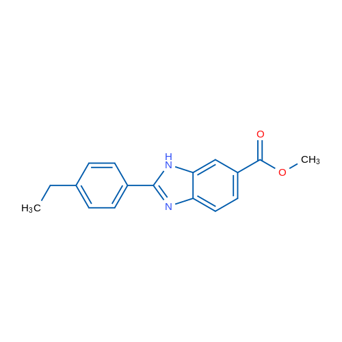 Methyl 2-(4-ethylphenyl)-1H-benzo[d]imidazole-6-carboxylate 5g